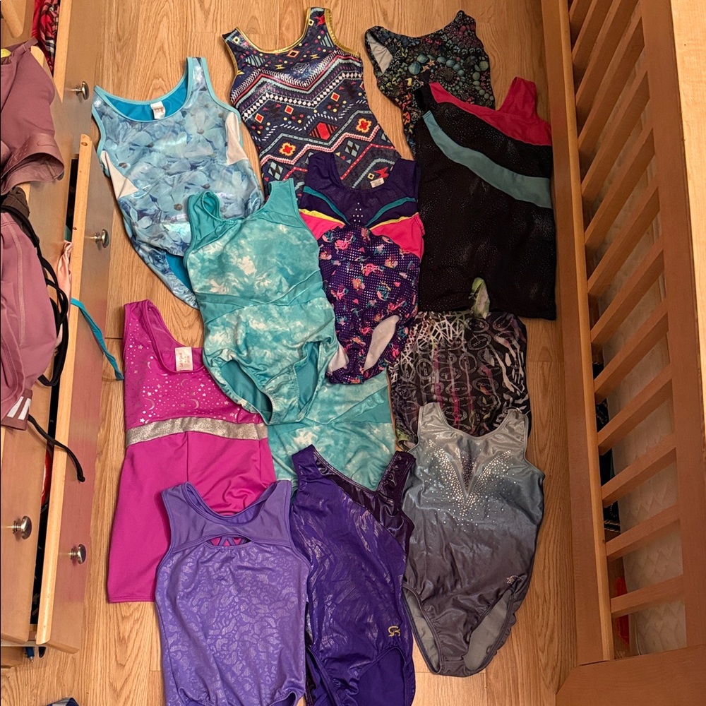 Girls size 7/8 gymnastic leotards